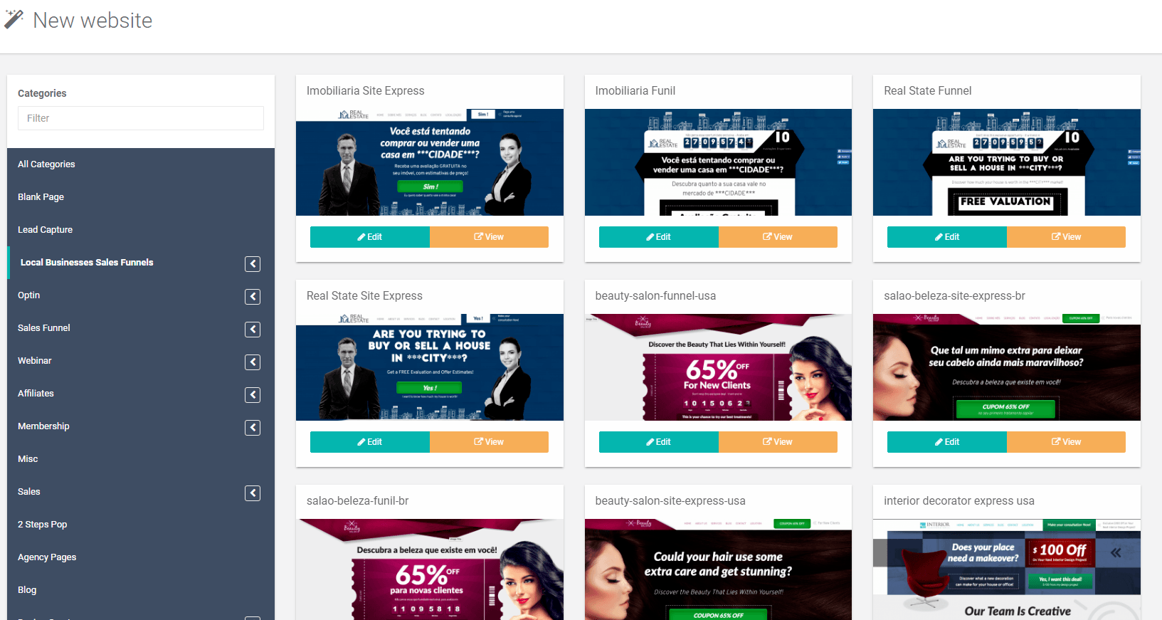 builderall dashboard and review