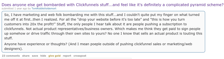 is clickfunnels a pyramid scam