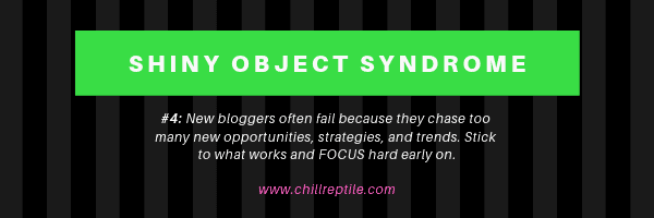 why new bloggers fail