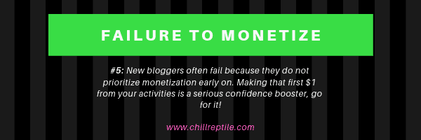 why new bloggers fail chillreptile