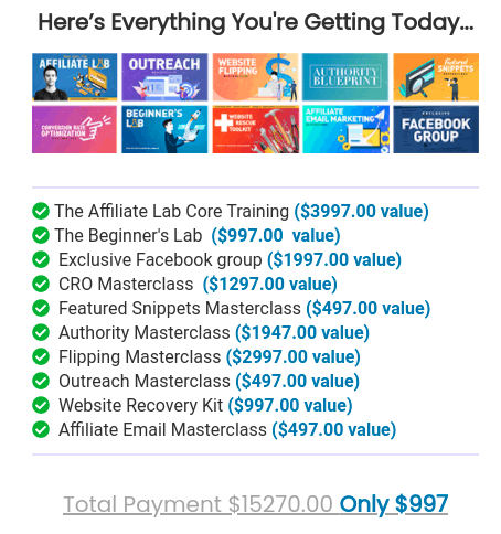 Affiliate-Lab-Pricing Matt Diggity Affiliate Lab Pricing