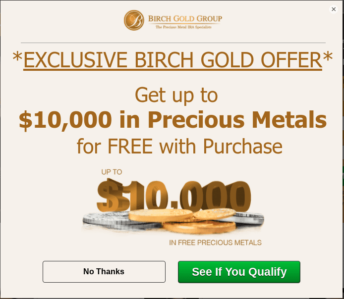 birch gold discount offers