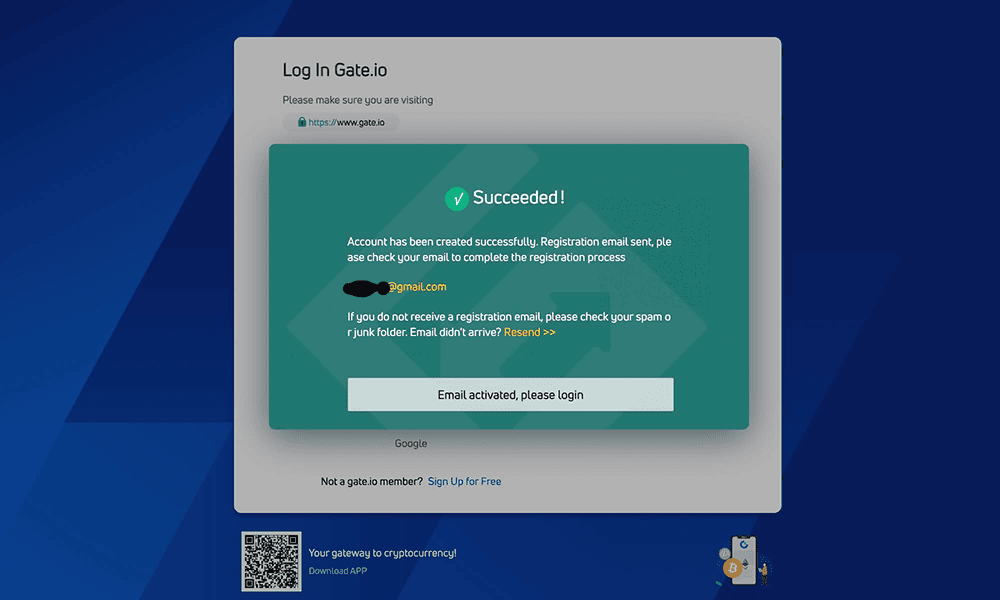 gate.io account setup