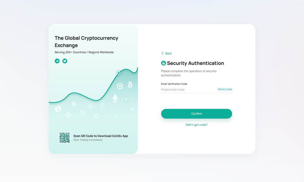 coinex account security authentication