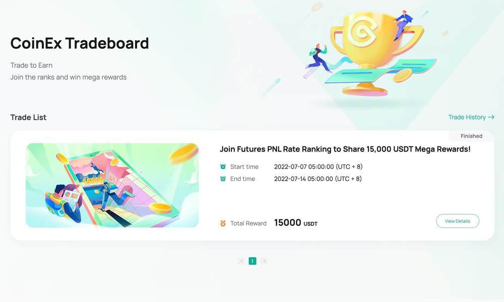 coinex tradeboard
