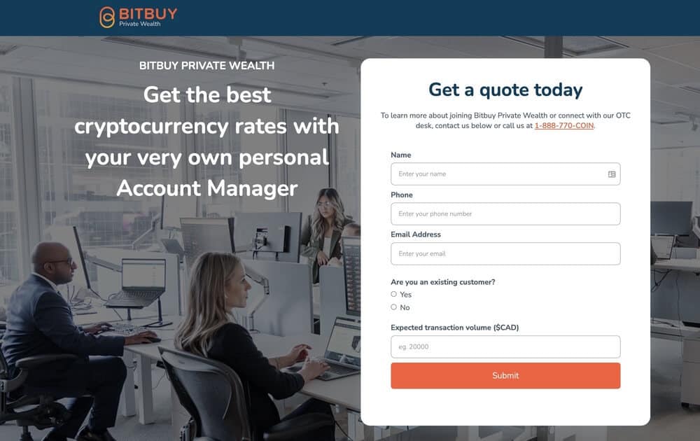 bitbuy private wealth otc