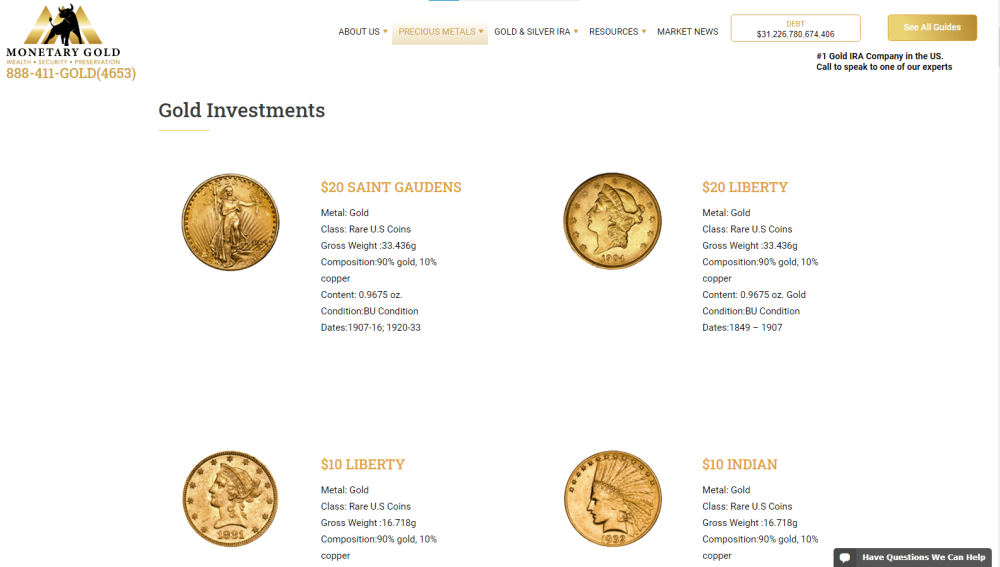 Monetary_Gold_Products_-_Gold Monetary Gold Coins and Bullion
