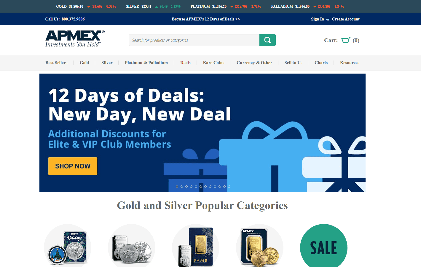 apmex homepage