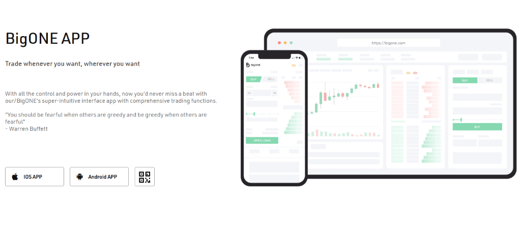 BigONE Mobile App