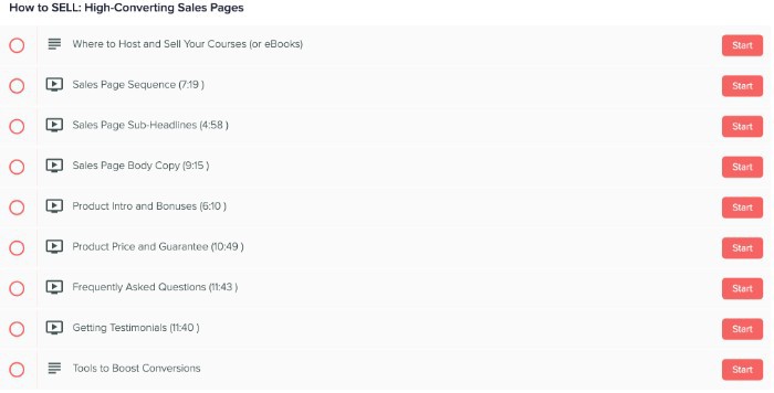 Module 7 - How to Sell -High Converting Sales Pages