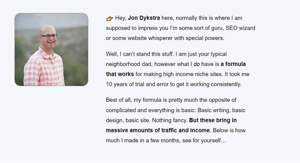 Niche Site Profits Creator Niche Site Profits Creator Jon Dykstra