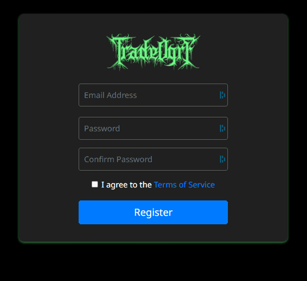 TradeOgre Sign up process TradeOgre Sign up process