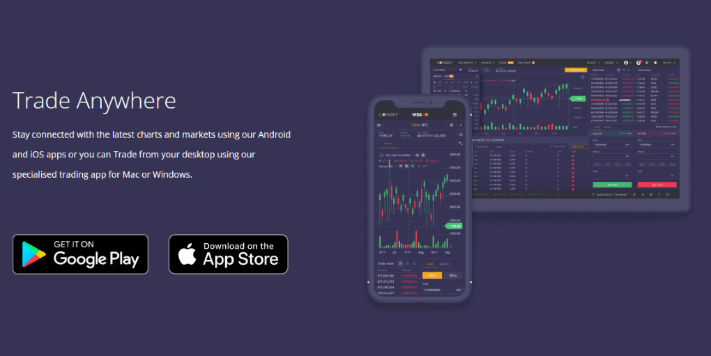 Coinsbit Mobile App