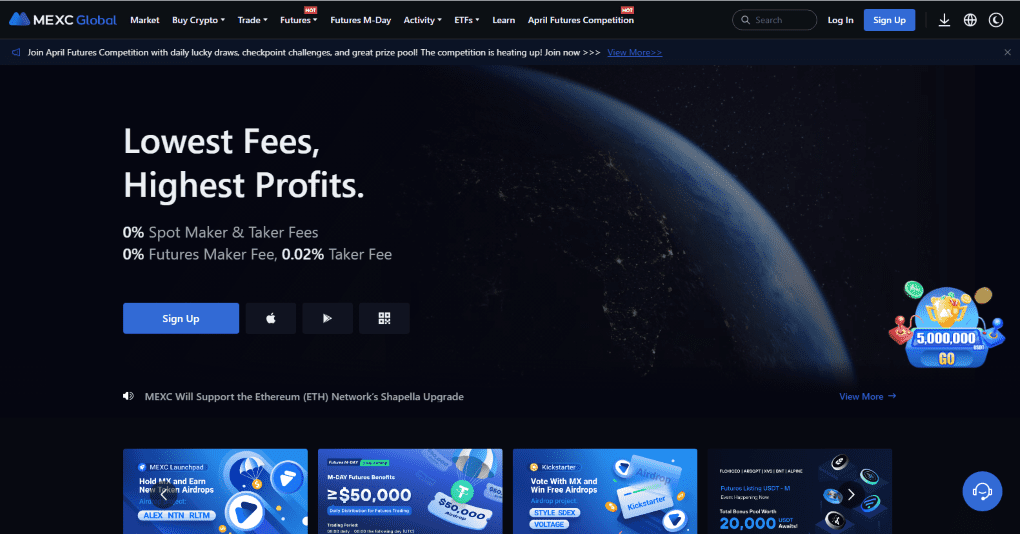 MexC homepage