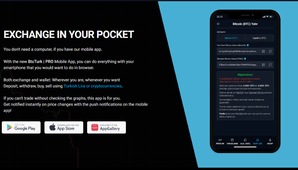 BtcTurk Mobile App BtcTurk Mobile App