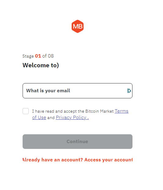 Mercado Bitcoin Sign up process Mercado Bitcoin Sign up process