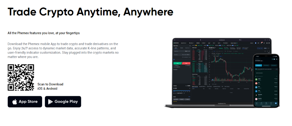 Phemex Mobile App