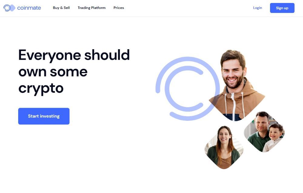 CoinMate Homepage