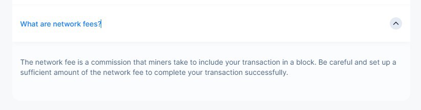 SimpleSwap Fees