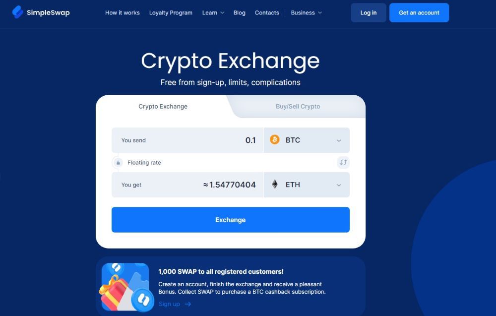 SimpleSwap Review