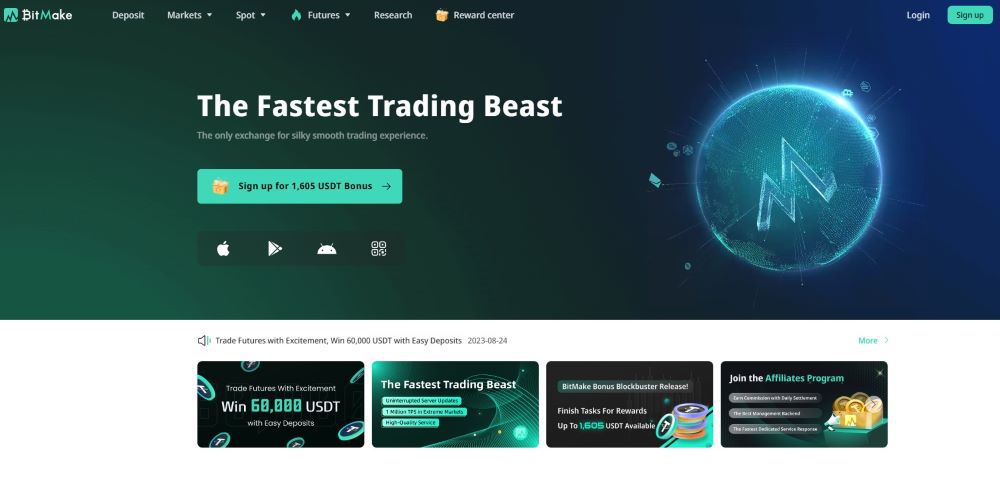 BitMake Homepage