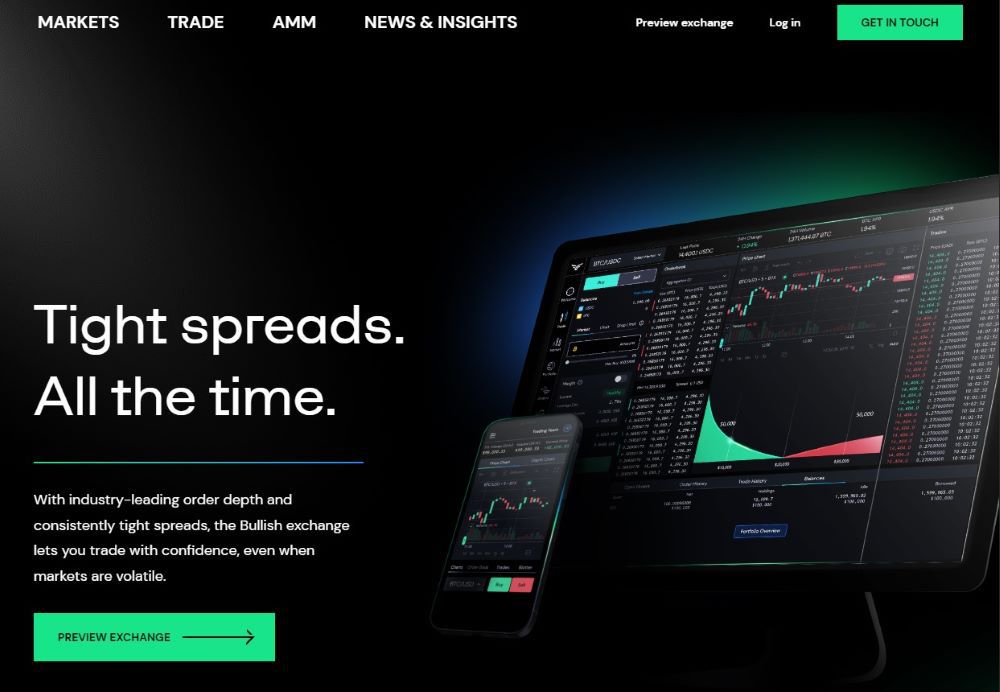 Bullish Homepage