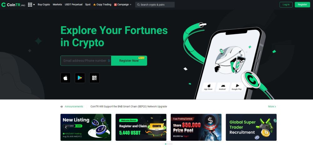 Cointr_Pro_Homepage Cointr Pro Homepage