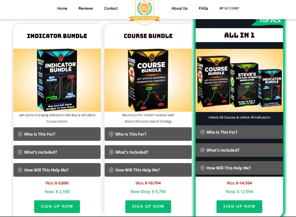 Crypto Crew University Pricing Crypto Crew University Pricing