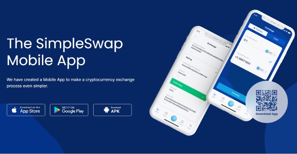 SimpleSwap Mobile App