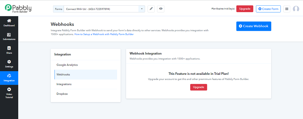 Form Builder Integrations.