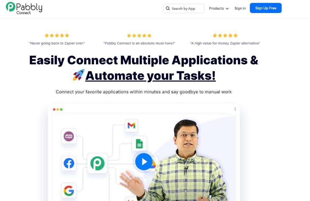 Pabbly Connect Homepage
