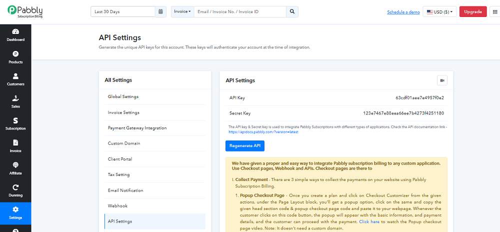Subscription Billing API
