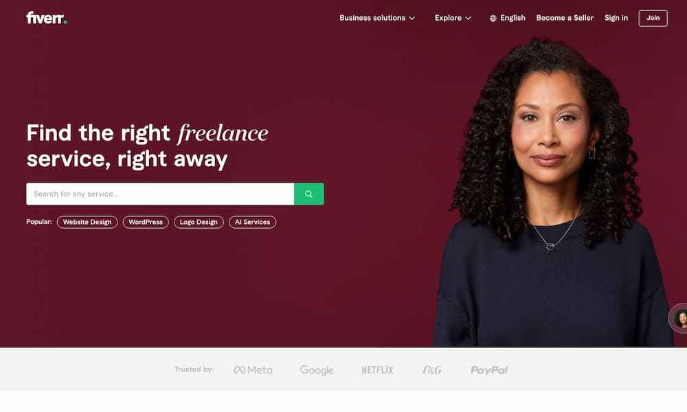 fiverr-homepage fiverr homepage