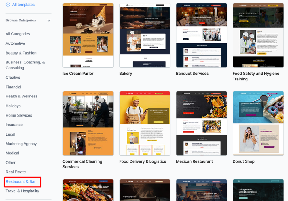 gohighlevel-restaurant-website-templates gohighlevel restaurant website templates