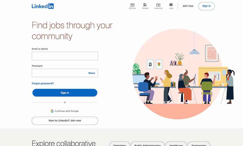 linkedin-homepage linkedin homepage