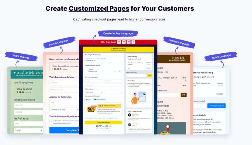 Customized Pages in Pabbly Subscription Billing