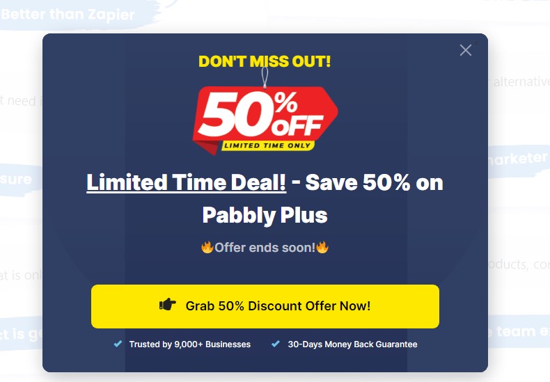Pabbly limited time deal