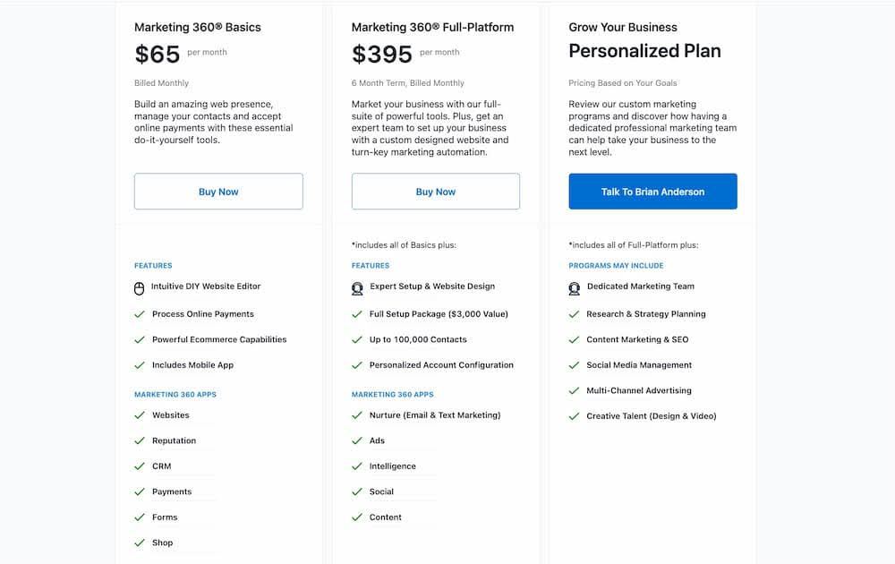 Marketing_360_Pricing Marketing 360 Pricing
