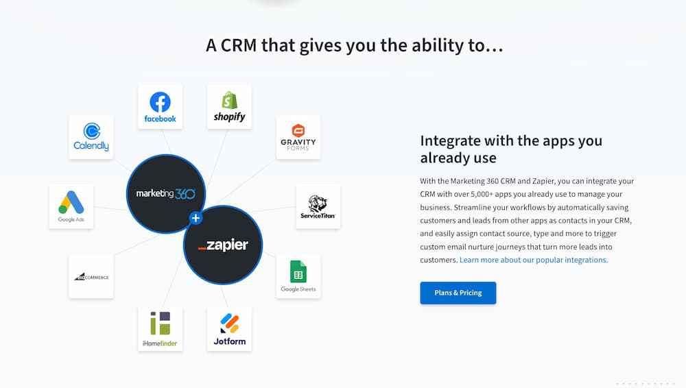 marketing 360 custom integrations 