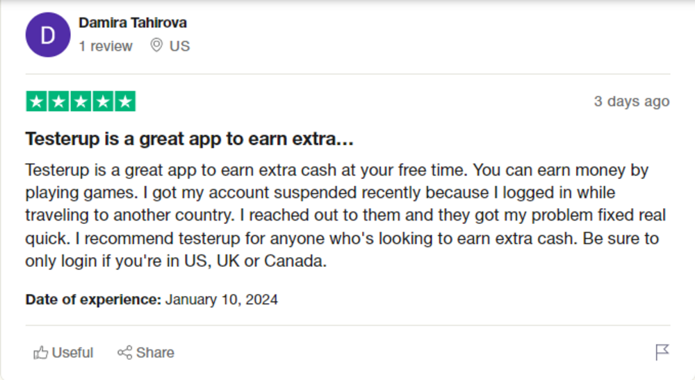 testerup review 1