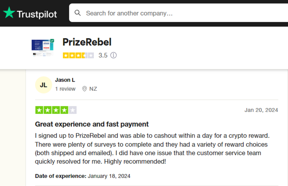 trustpilot_review_of_prizerebel_(1) trustpilot review of prizerebel