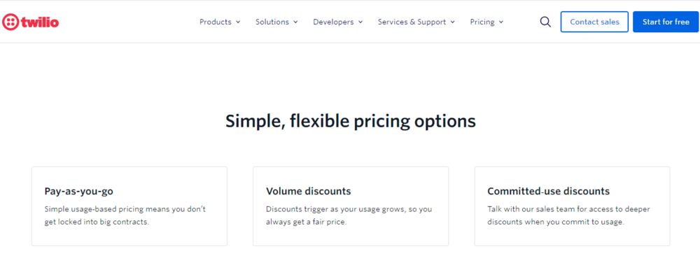 twilio pricing