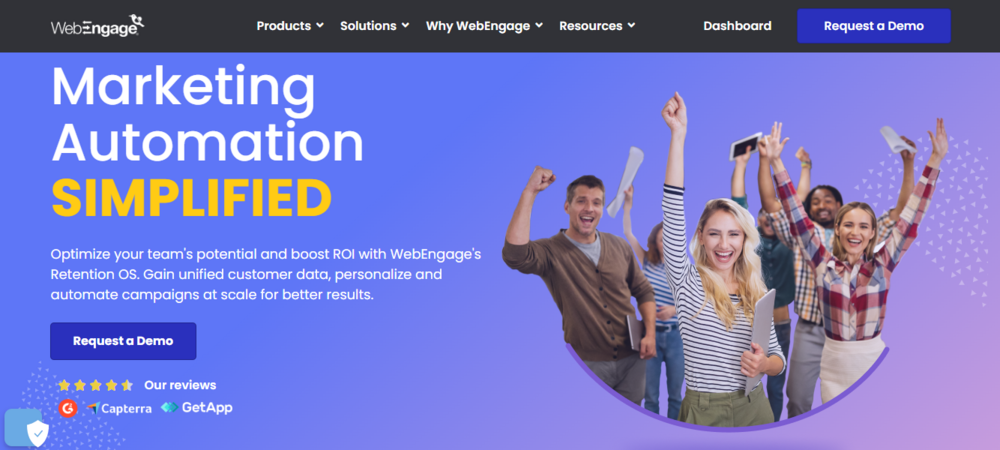 webengage site