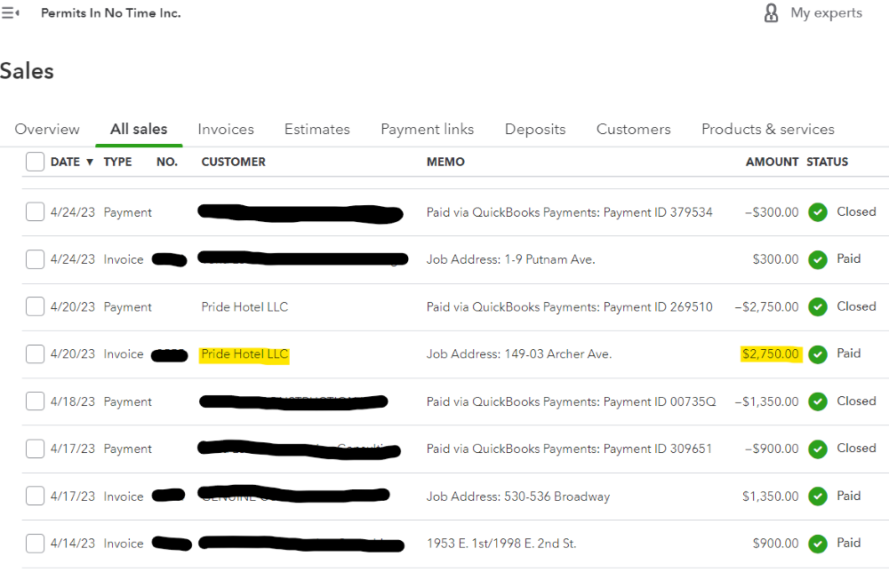 My Results - 2