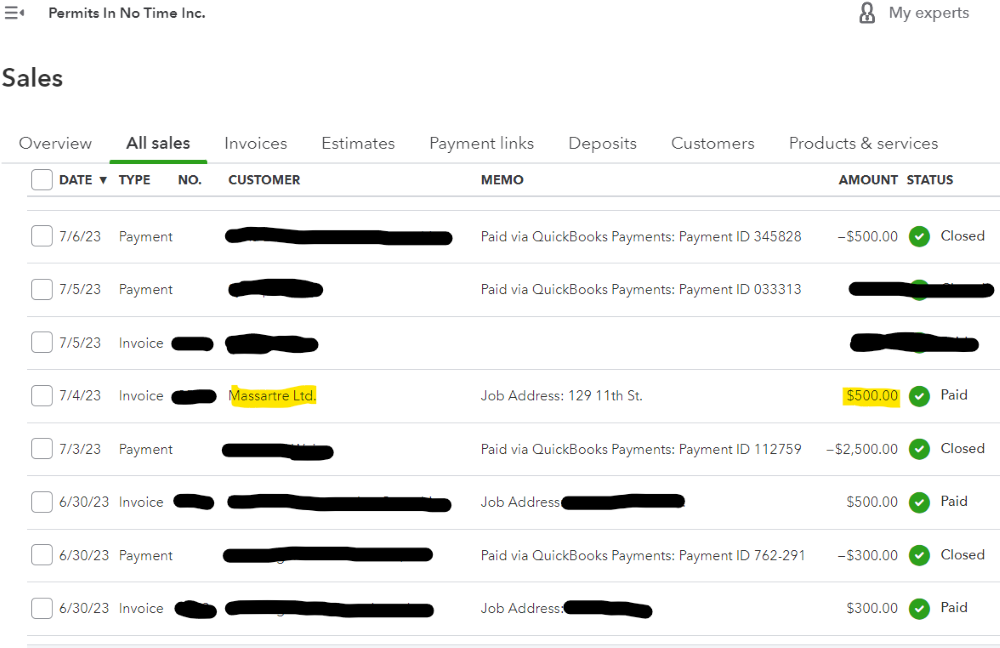 My Results - 3
