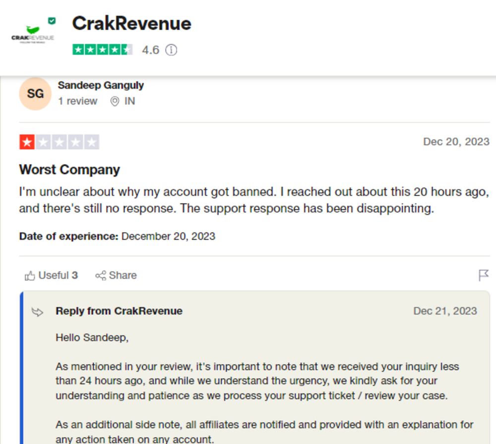 trustpilot_review_of_crakrevenue trustpilot review of crakrevenue
