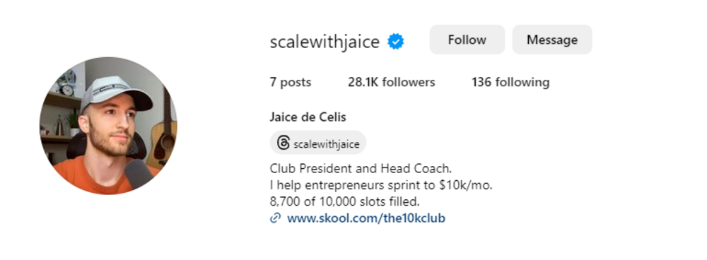 10K club community creator
