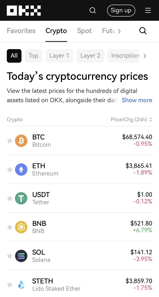 OKX coins OKX coins