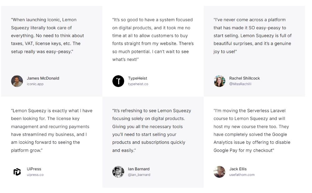 Lemon Squeezy Reviews