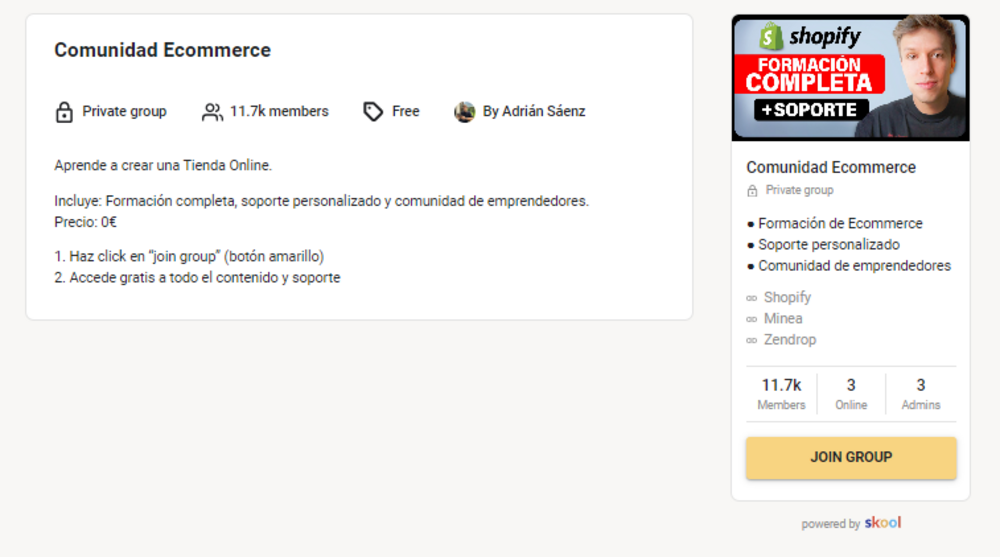 comunidad_ecommerce_skool_community comunidad ecommerce skool community